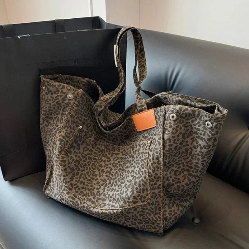 ODILE– Effortless Chic Leopard Tote Bag