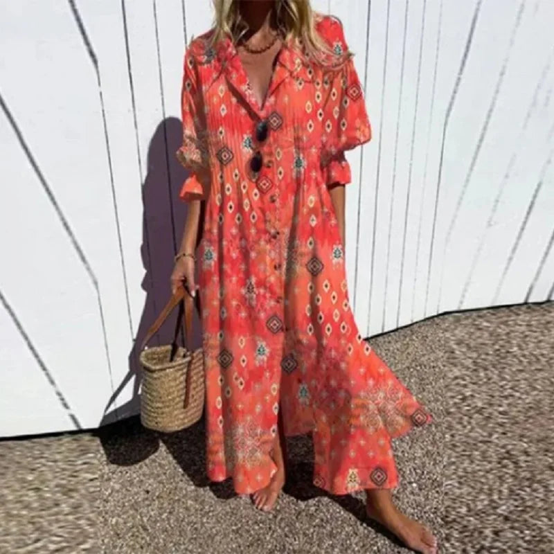 MELISSA - Chic Boho Maxi Dress