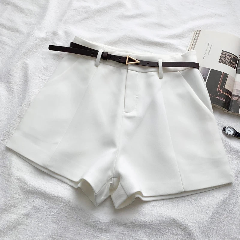 RACHELLE – Sleek High-Waist Shorts