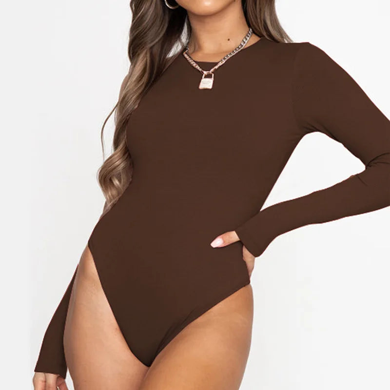 MIRAYE – Sleek Long Sleeve Bodysuit