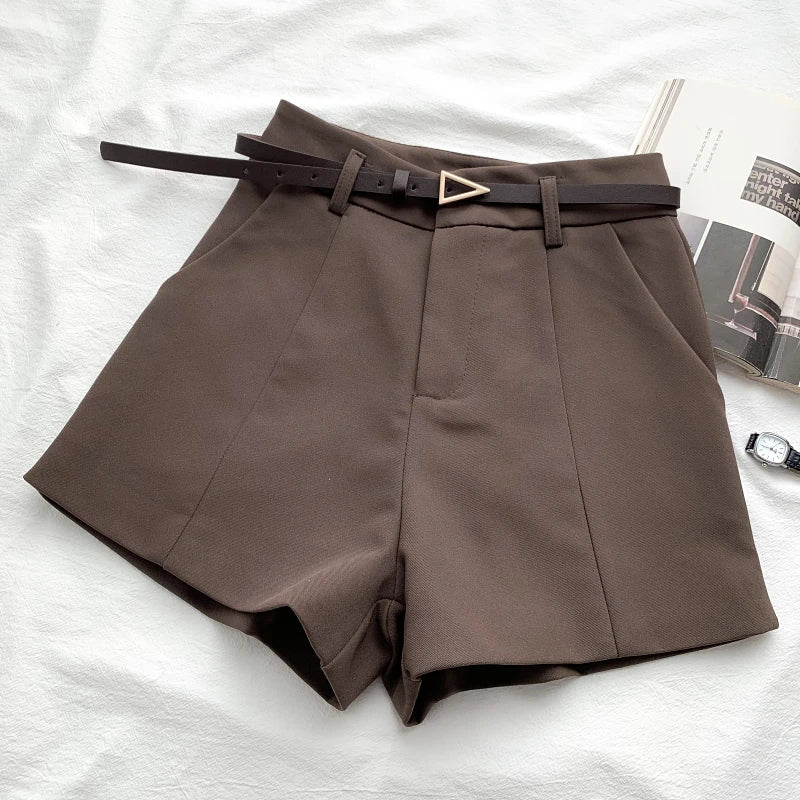 RACHELLE – Sleek High-Waist Shorts