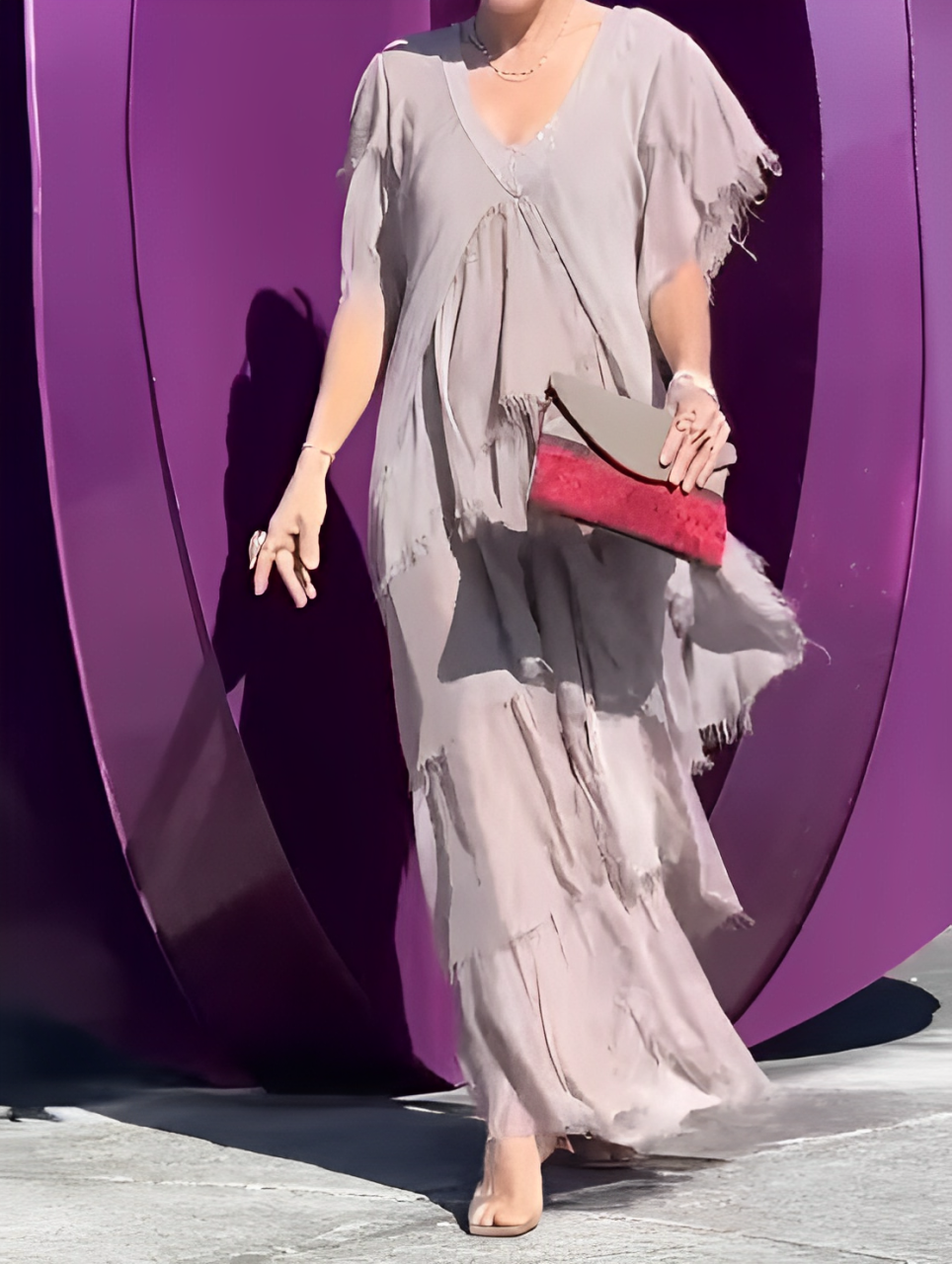 LYNETTE - Elegant Flowing Long Dress