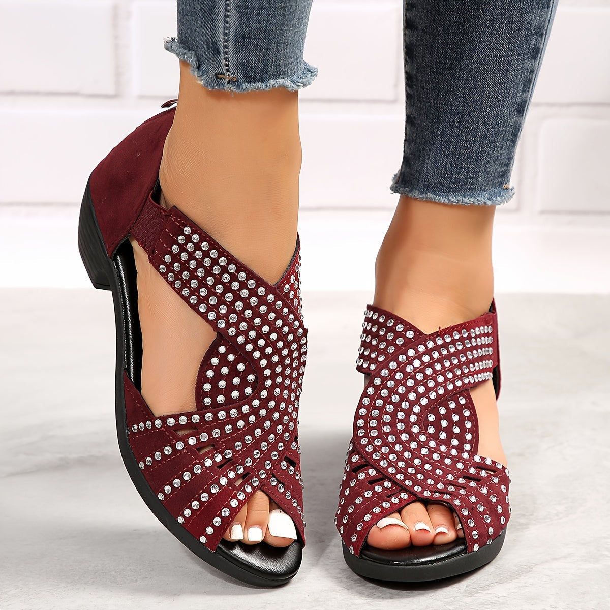 Zayla Sparkle Comfort Sandals