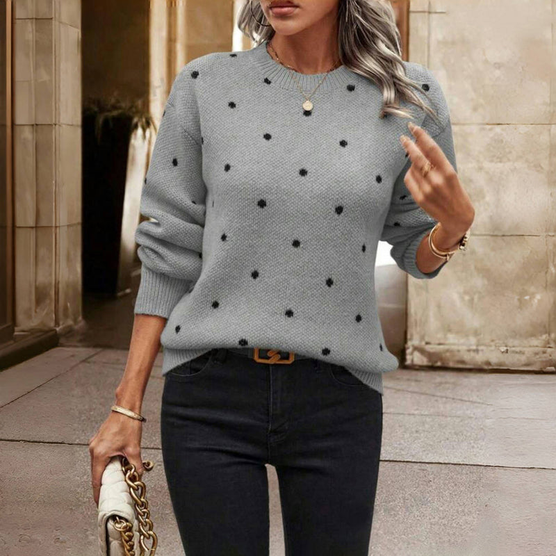 MAEVE- Polka Dot Sweater