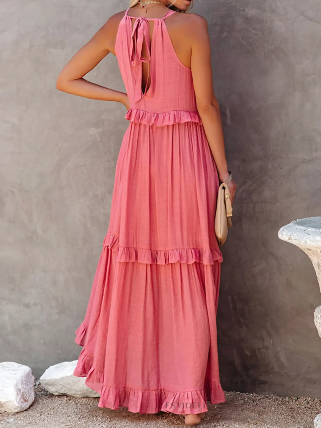 CHERRY - Flow & Flutter Maxi Dress