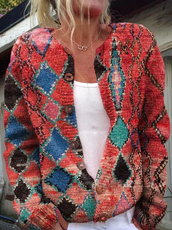 FLORA - Vintage Floral Cardigan