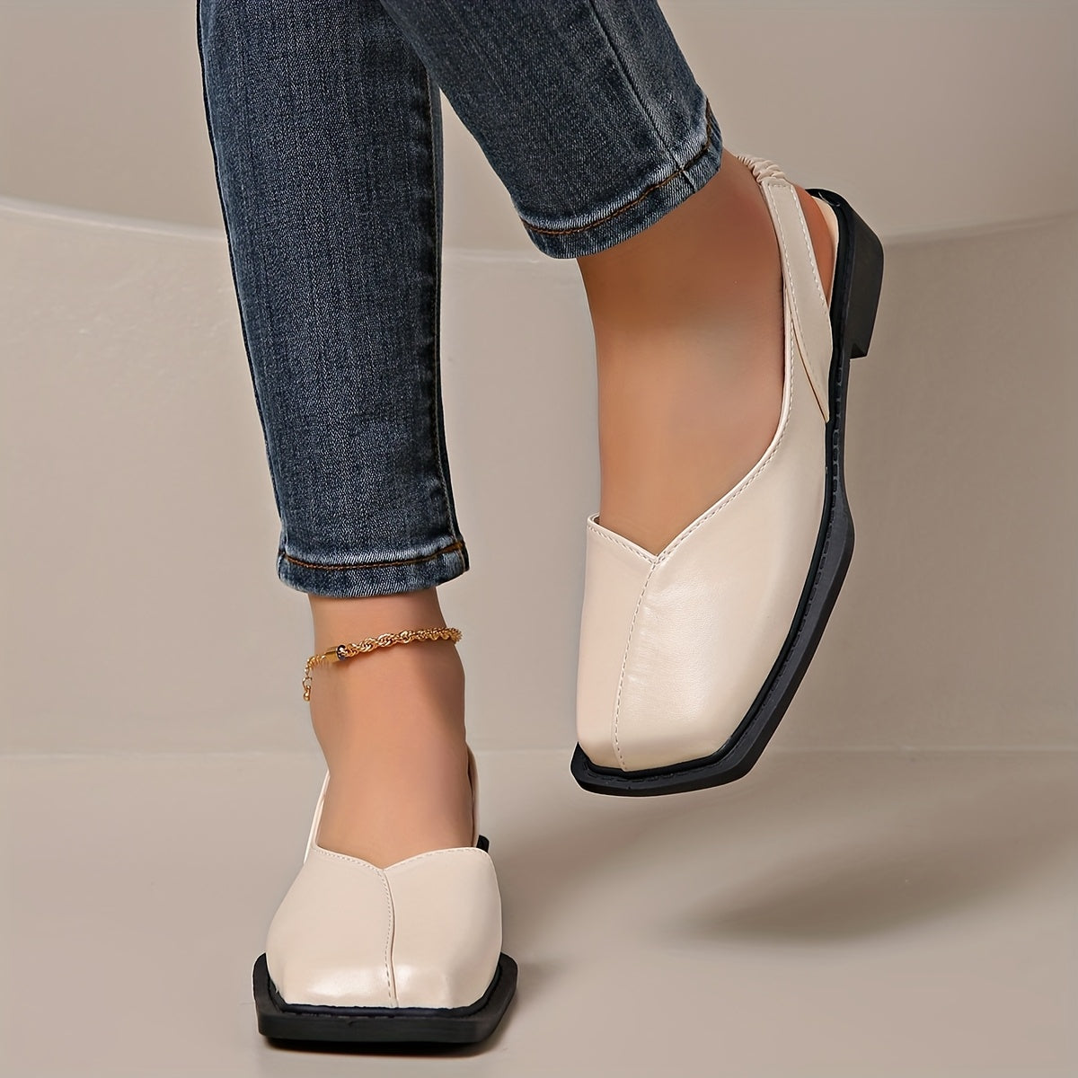 Lina Soft-Step Slingback Flats