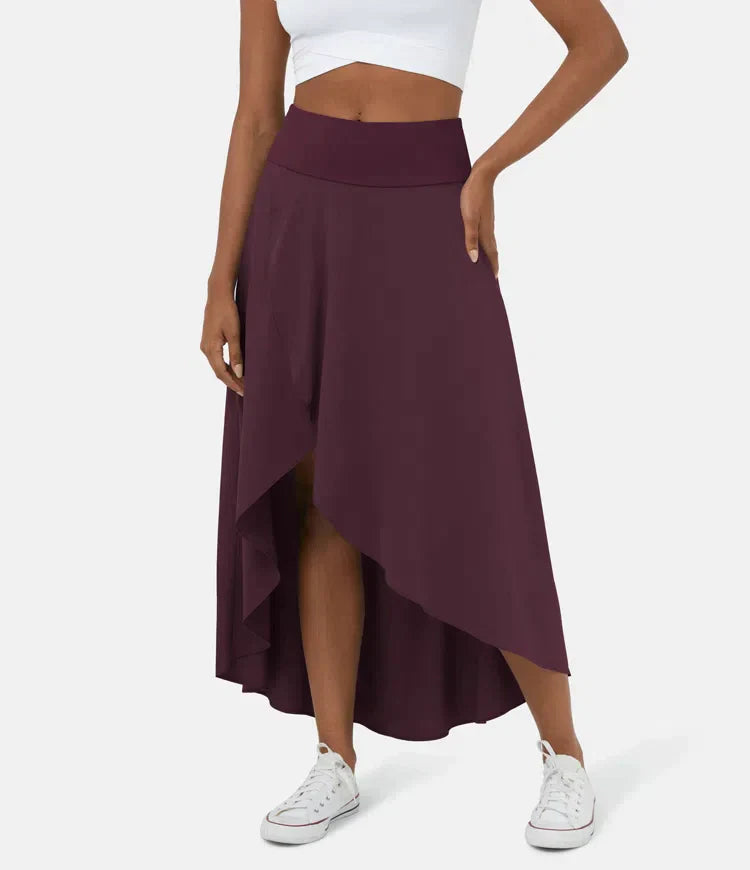 AMELIE - Elegant Asymmetric Midi Skirt