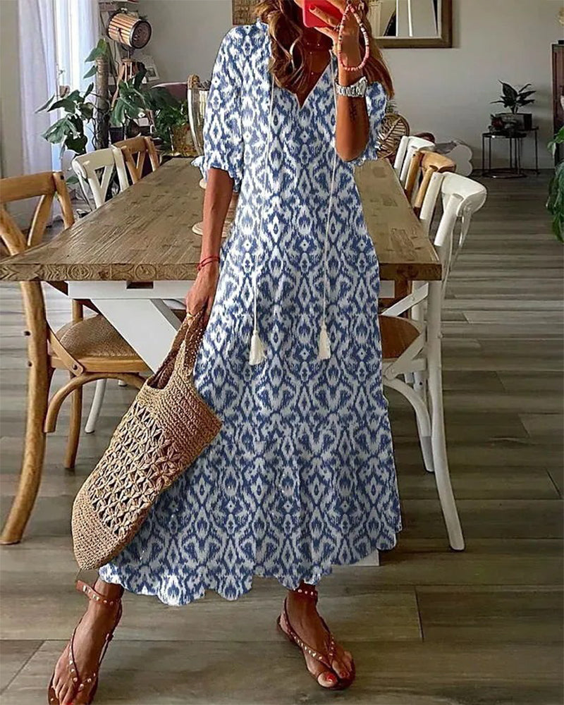 CASSIA - Boho Tummy Coverage Dress