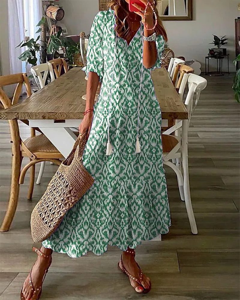 CASSIA - Boho Tummy Coverage Dress
