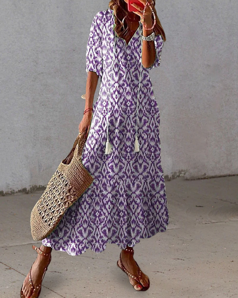 CASSIA - Boho Tummy Coverage Dress