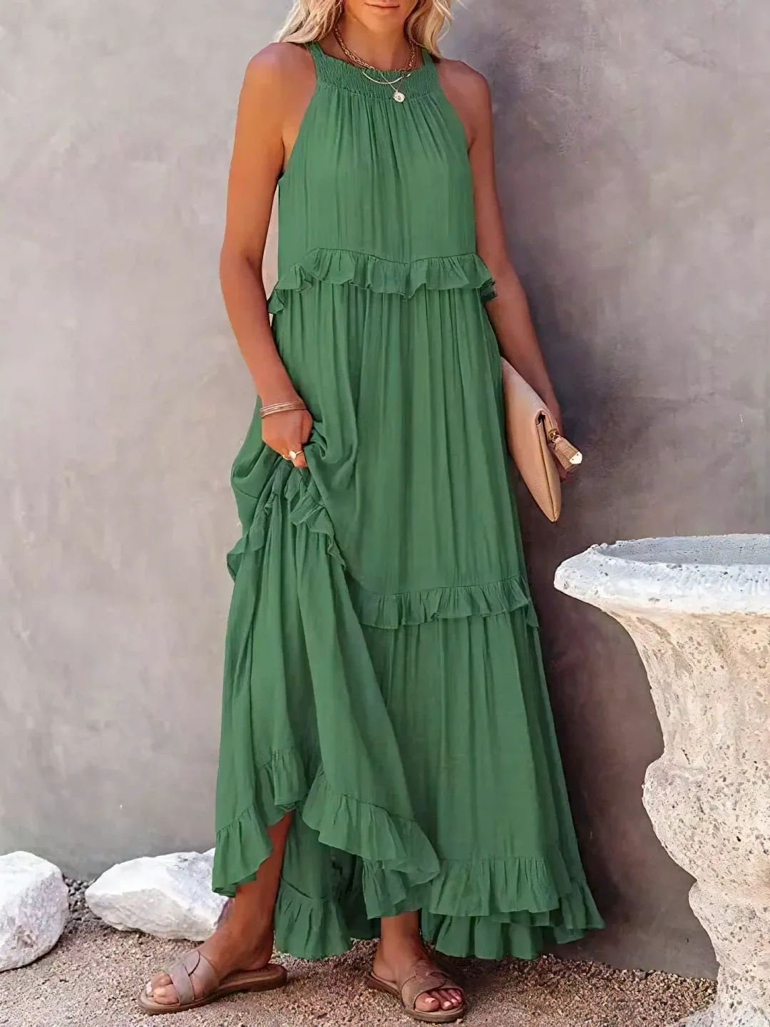 CHERRY - Flow & Flutter Maxi Dress