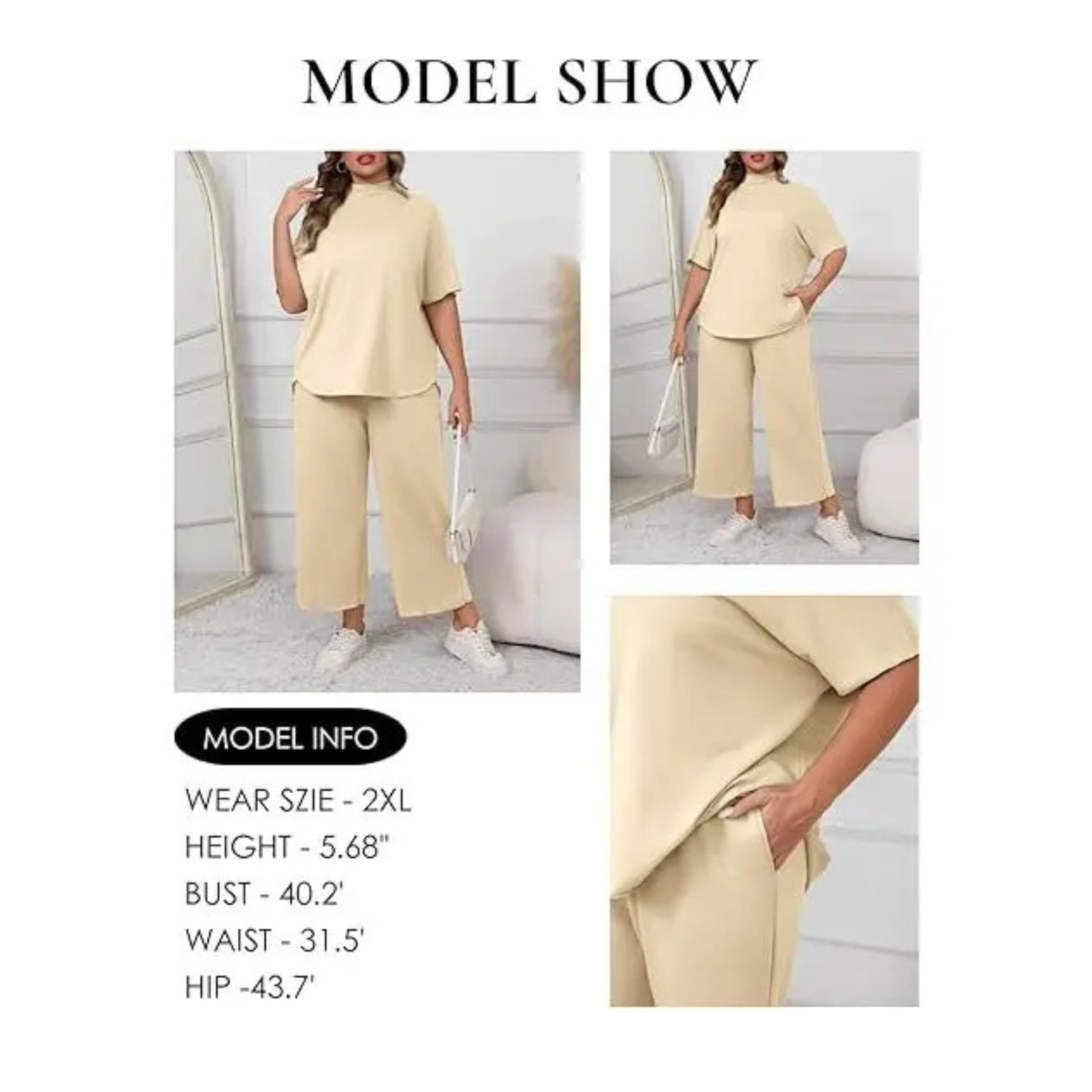 AELLA - Relaxed Batwing Sleeve Comfort Set