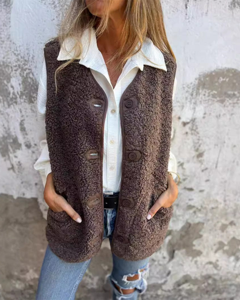 ÉABHA - Chic Sherpa Vest