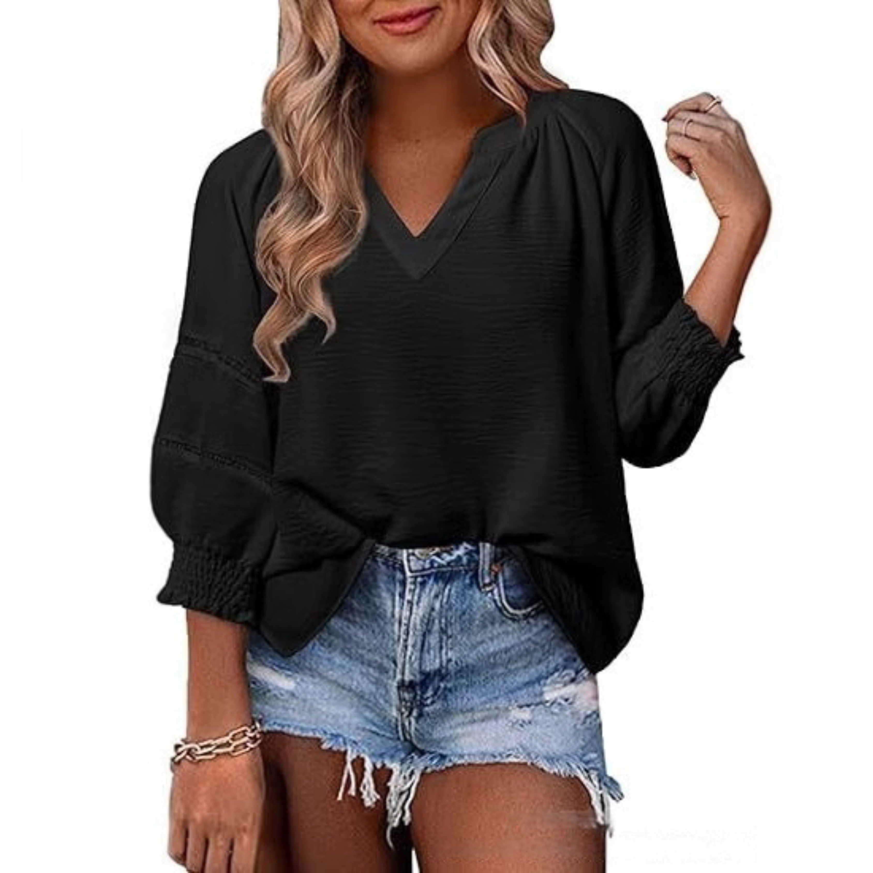 GIANNA - Casual Elegant Lantern Sleeve Summer Blouse