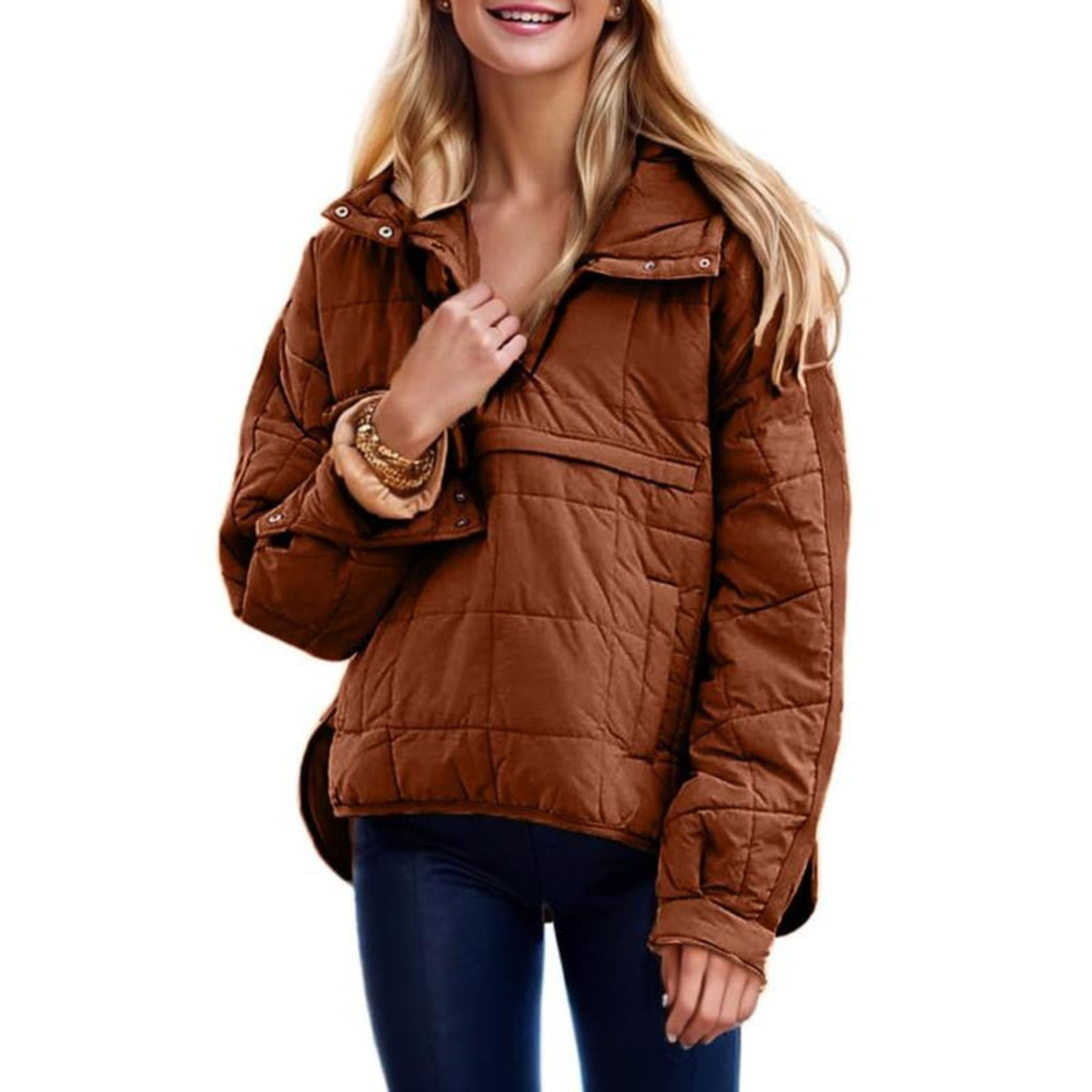 FARRELL – Oversized Hooded Pullover Hooded Jacket