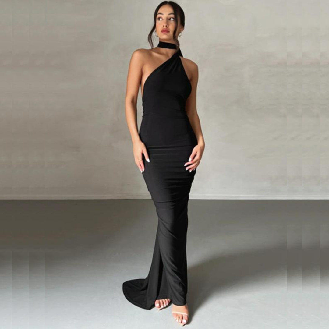 MARGOT - Elegant Sleeveless Evening Halter Bodycon Dress