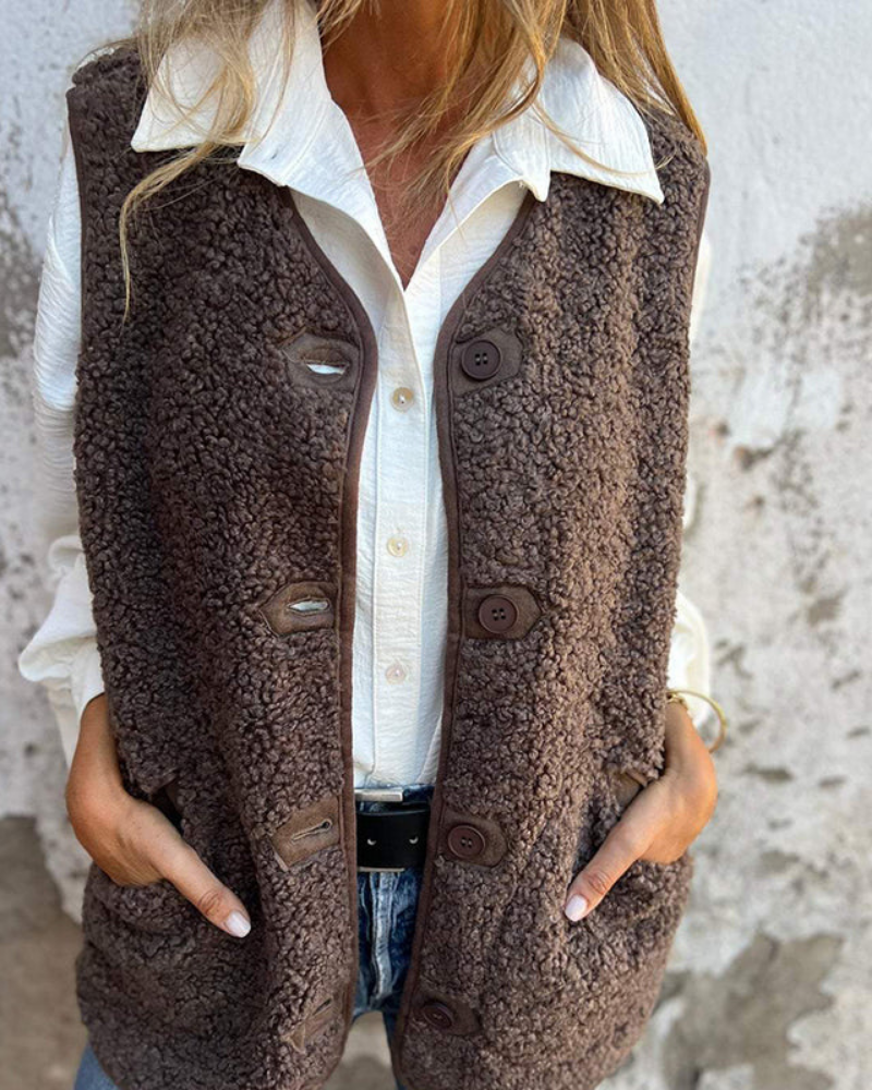 ÉABHA - Chic Sherpa Vest