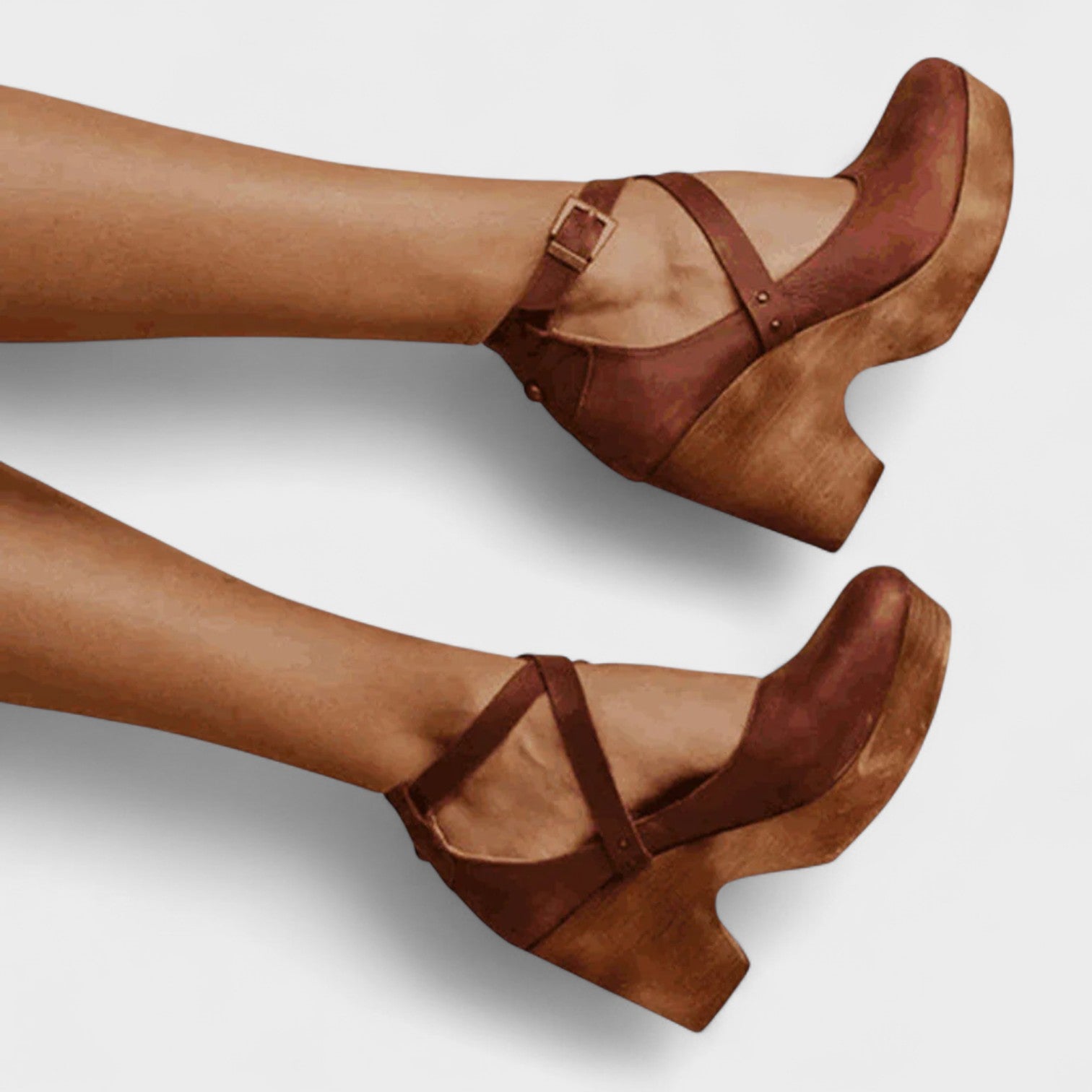 ELARU – Classic Comfort Wedge Sandals