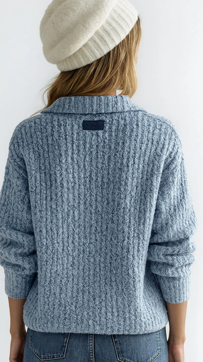 Alina – Cozy Half-Zip Knit Sweater for Women