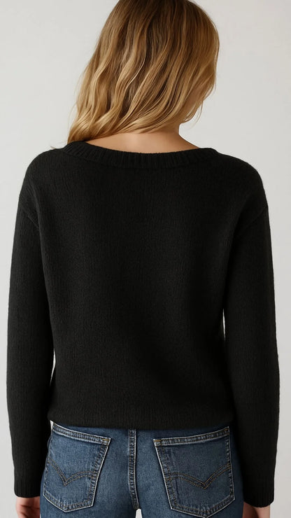Elina – Soft Knit Crew Neck Sweater