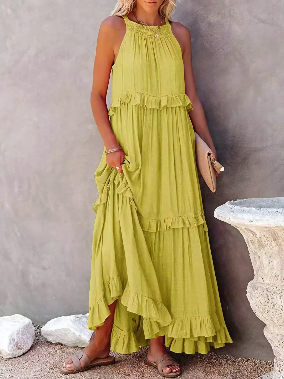 CHERRY - Flow & Flutter Maxi Dress