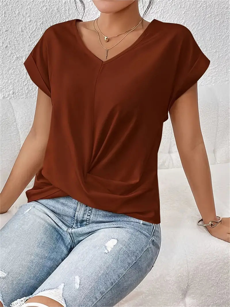 BELLE | The Stylish V-Neck Top