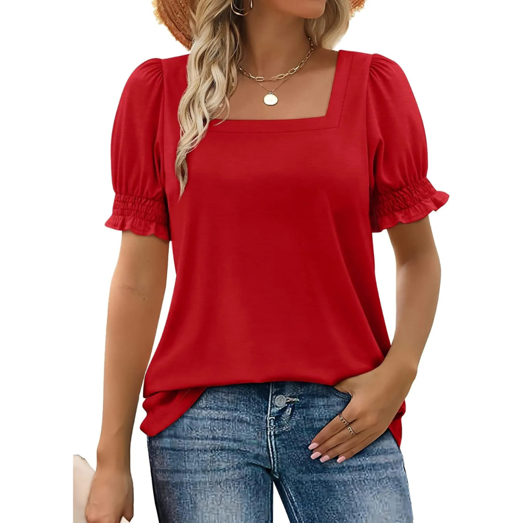 JOSEPHINE - Lightweight Ruffle Sleeve Summer Essential