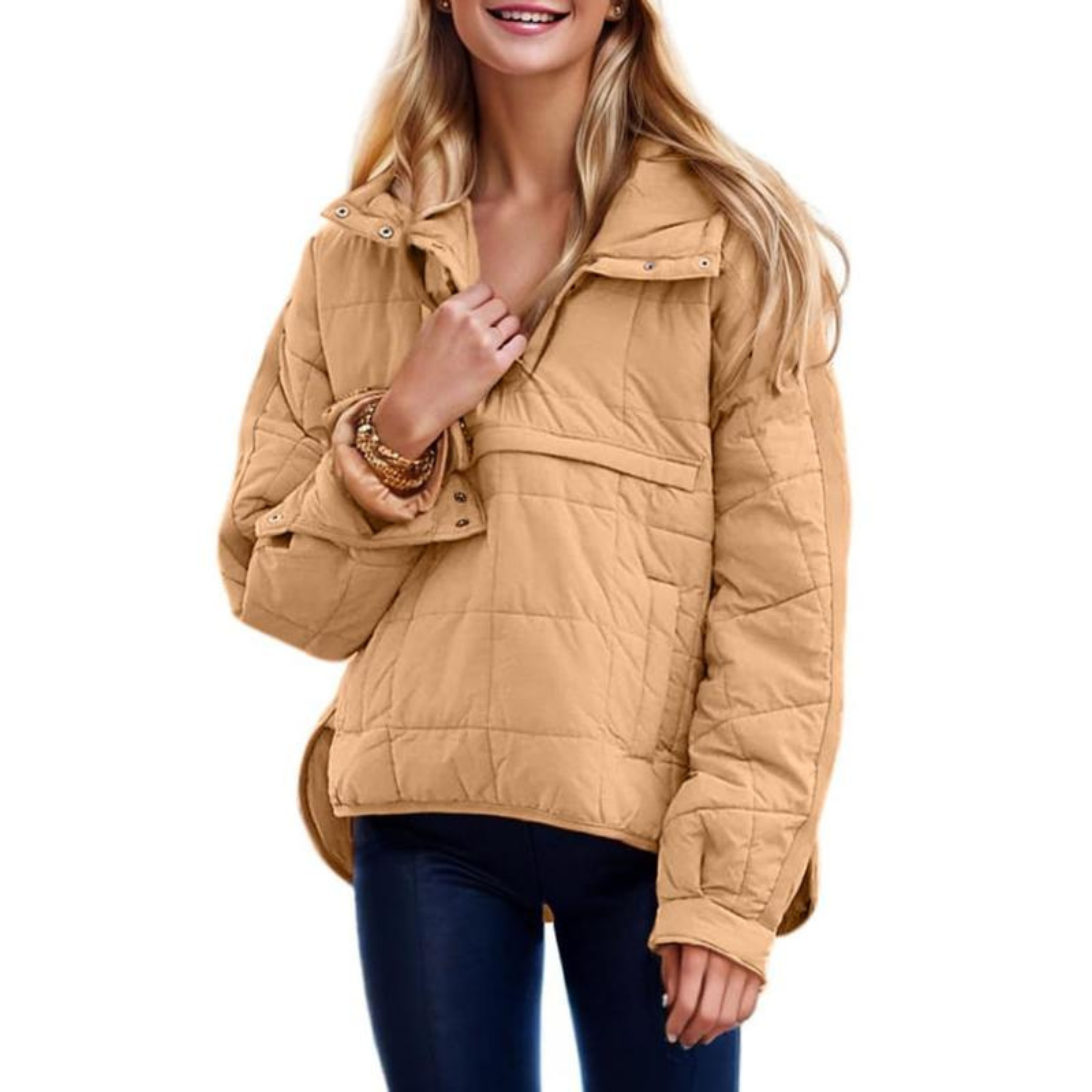 FARRELL – Oversized Hooded Pullover Jacket