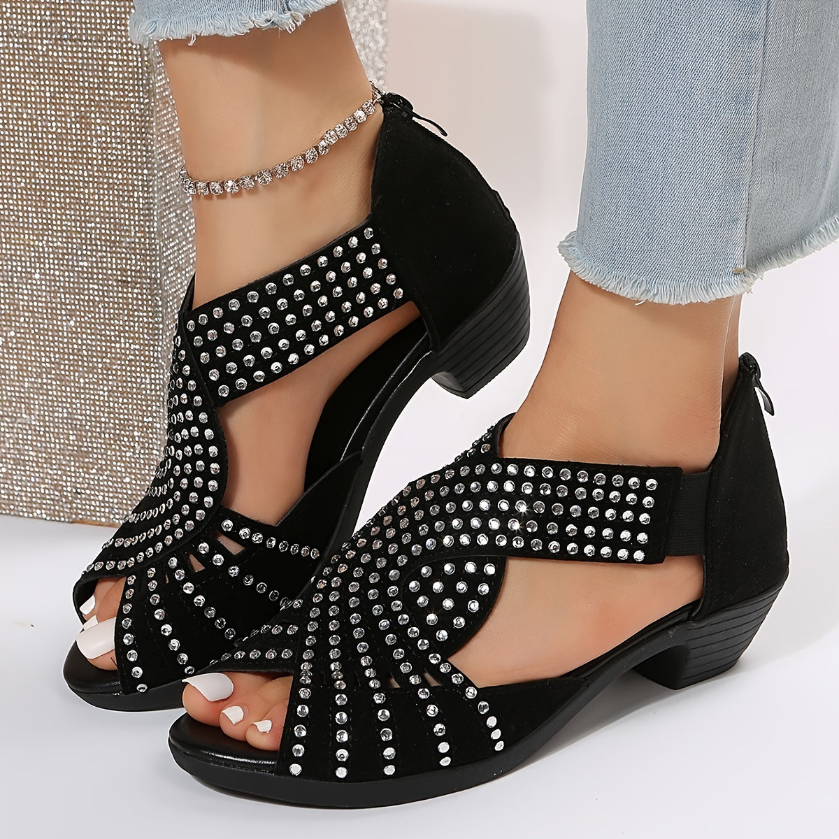 Zayla Sparkle Comfort Sandals