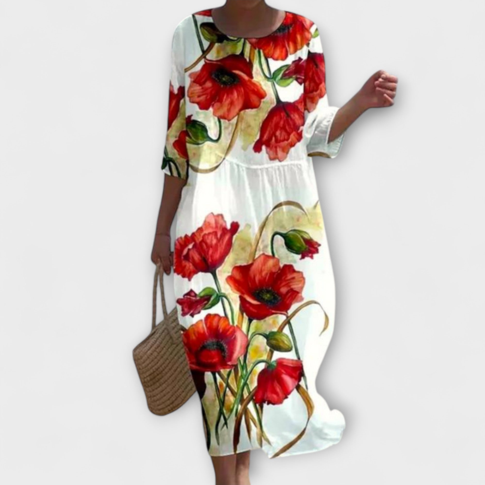 SHAE - Elegant Floral Maxi Dress