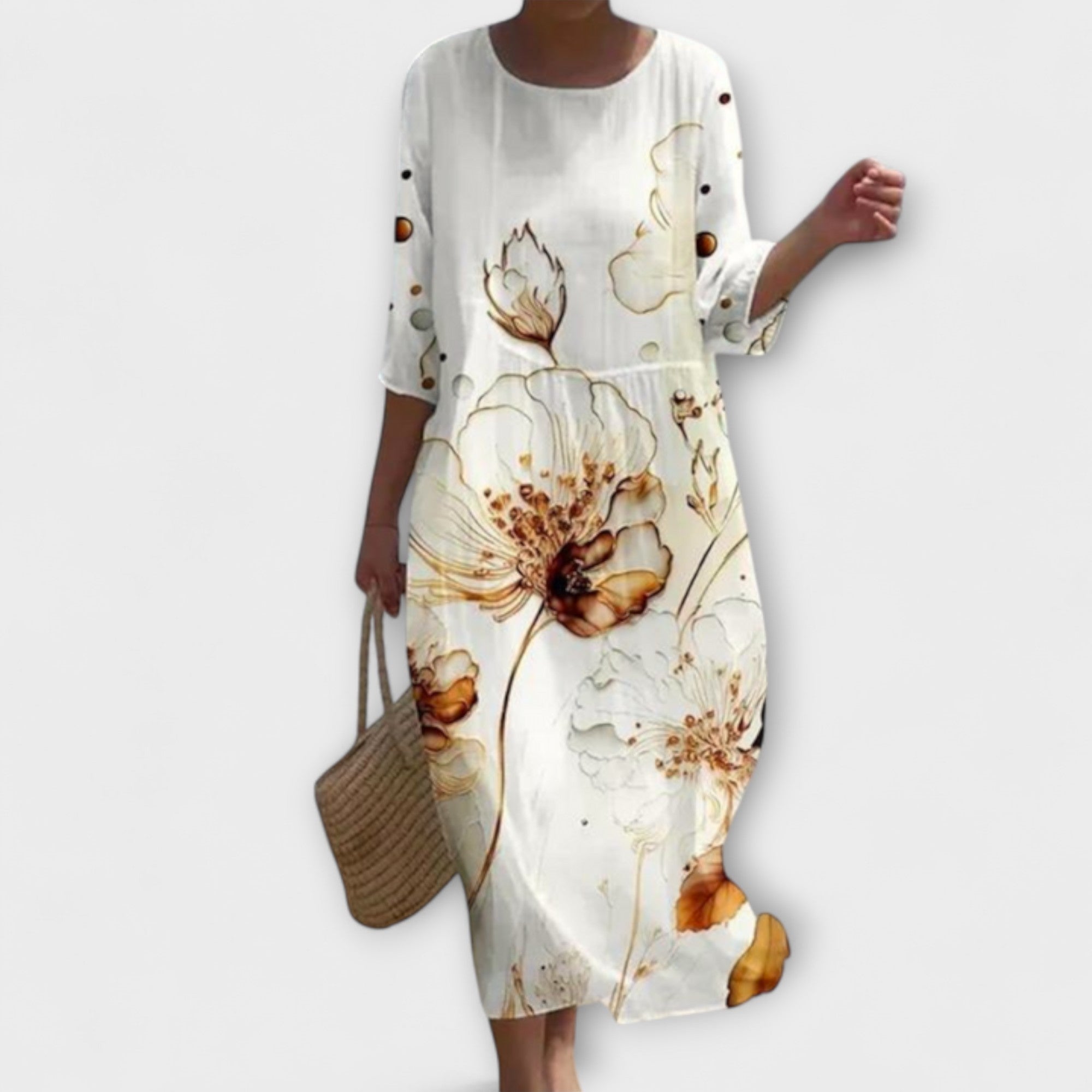 SHAE - Elegant Floral Maxi Dress