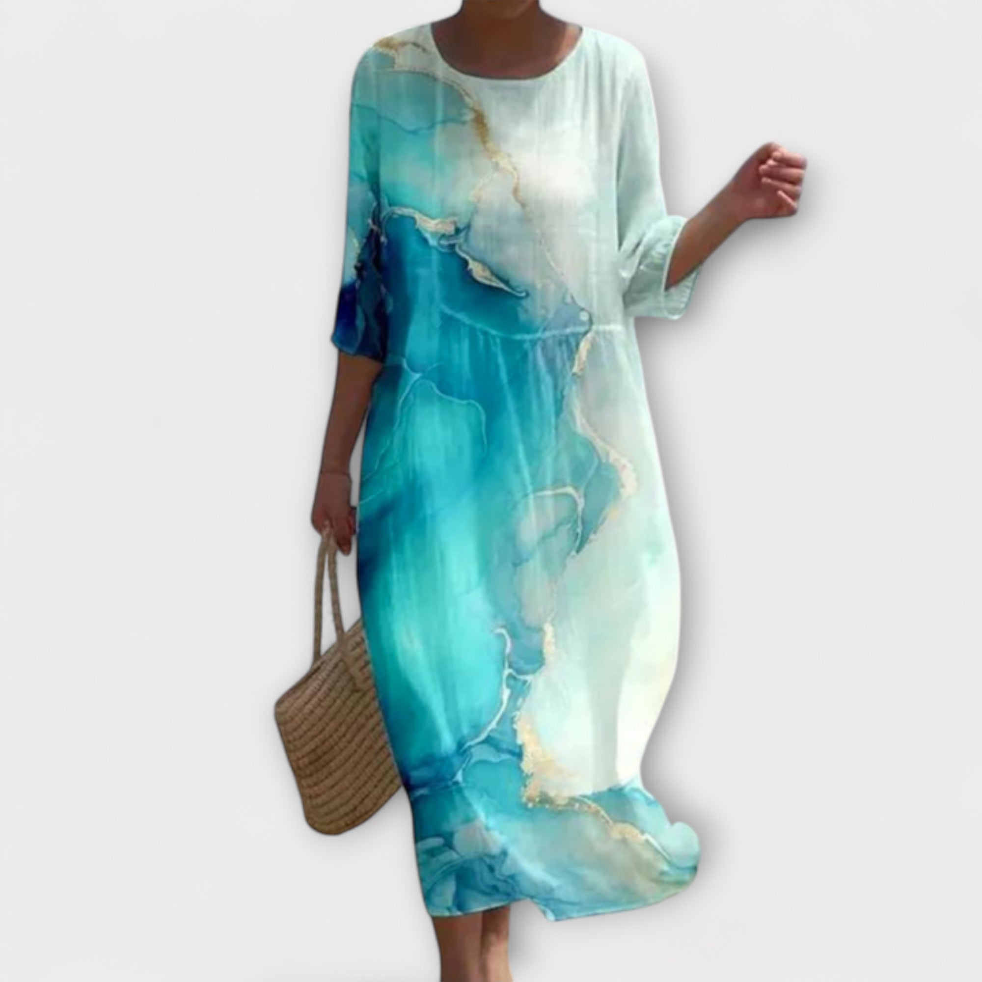SHAE - Elegant Floral Maxi Dress