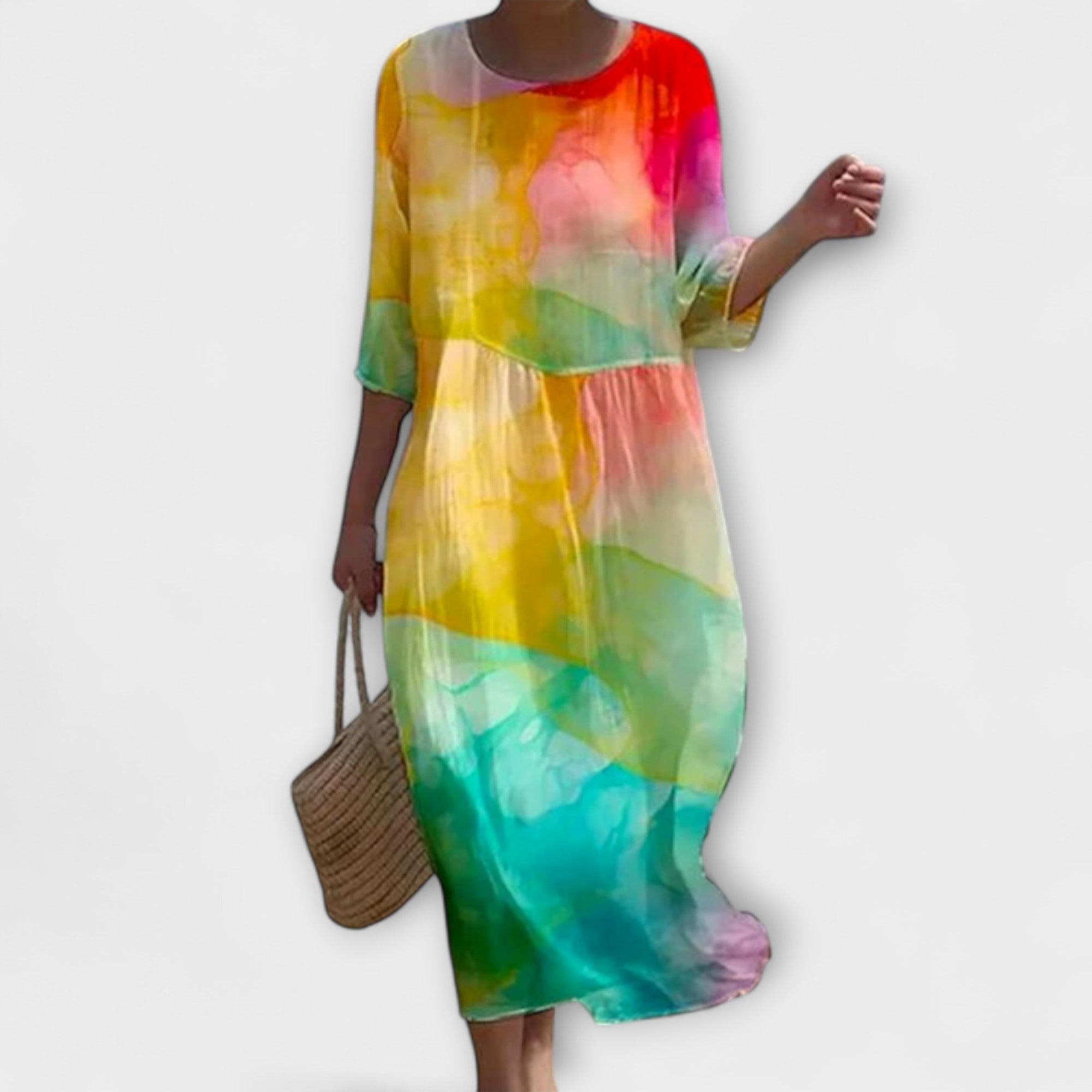 SHAE - Elegant Floral Maxi Dress