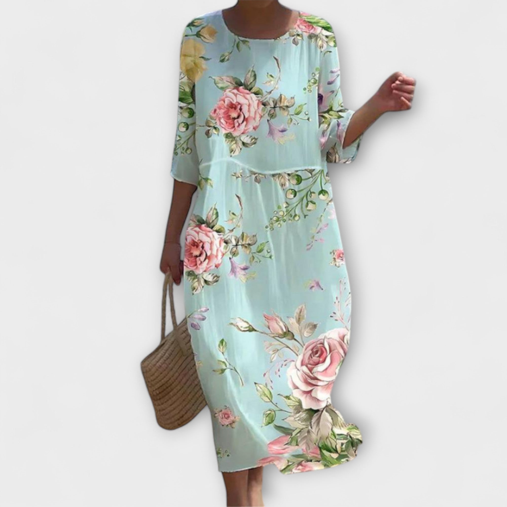 SHAE - Elegant Floral Maxi Dress