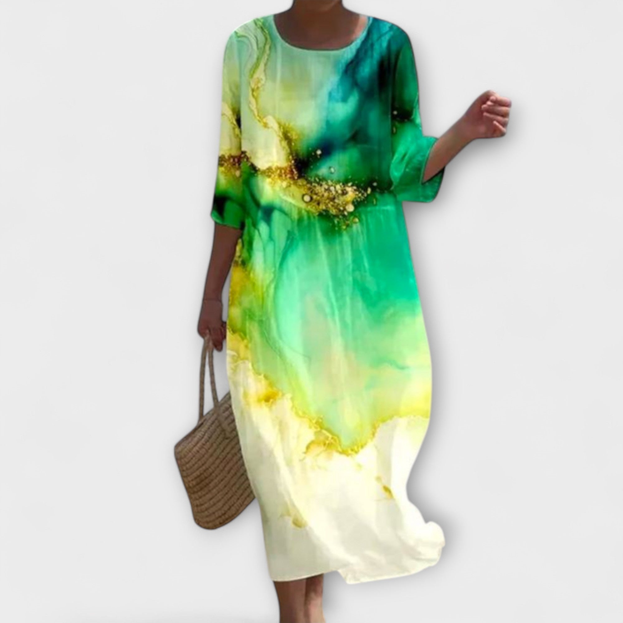 SHAE - Elegant Floral Maxi Dress