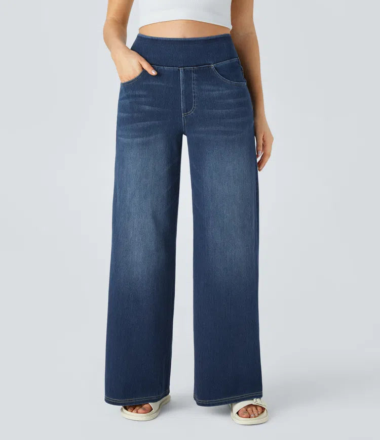 SOLÈNE - Relaxed Fit Wide-Leg Jeans