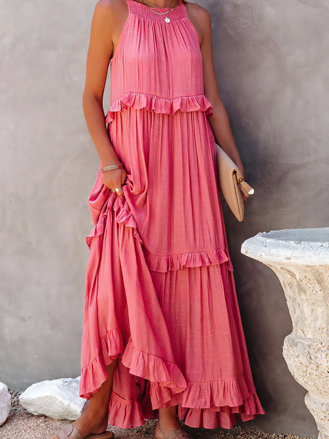 CHERRY - Flow & Flutter Maxi Dress