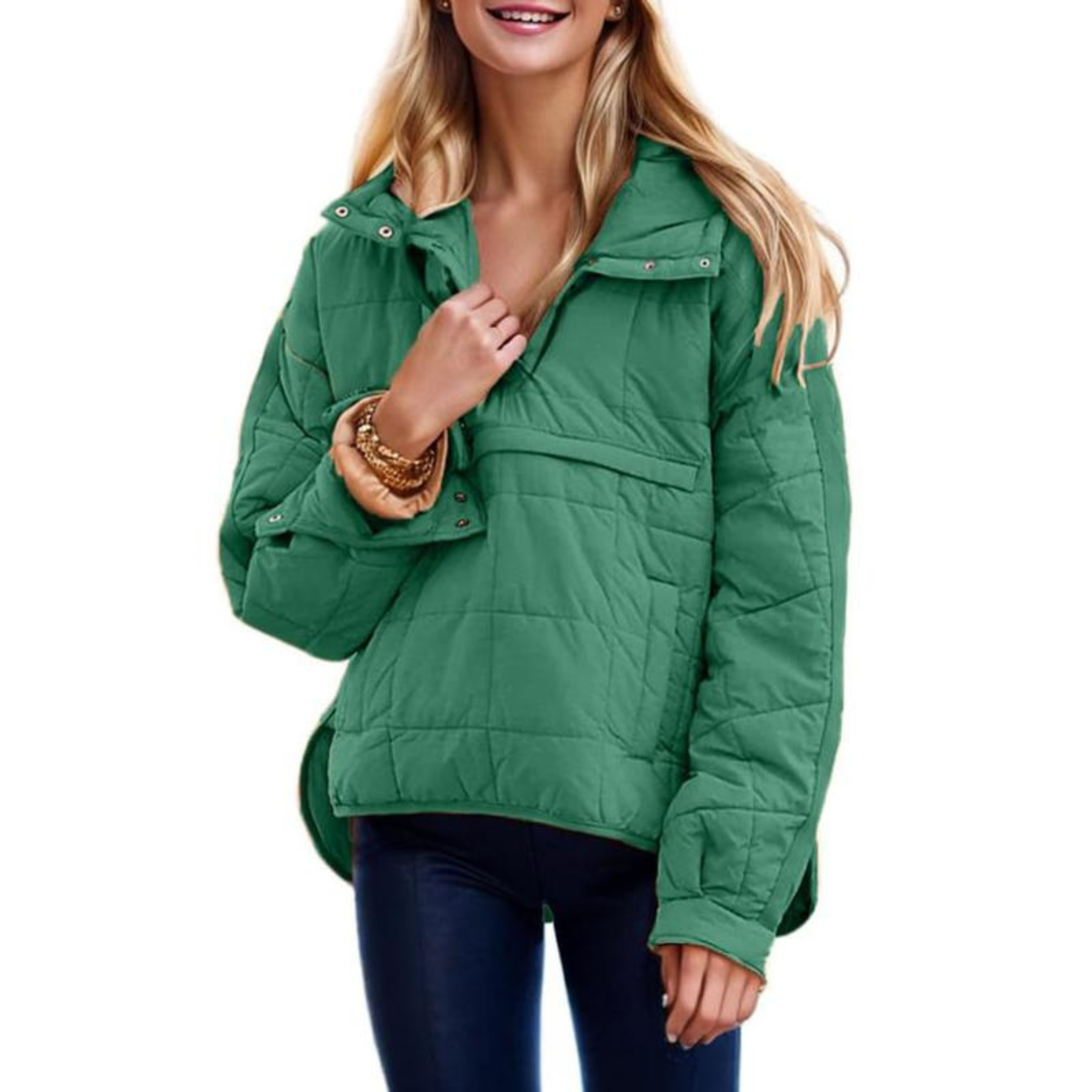 FARRELL – Oversized Hooded Pullover Hooded Jacket