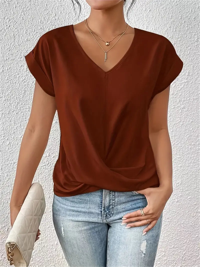 BELLE | The Stylish V-Neck Top