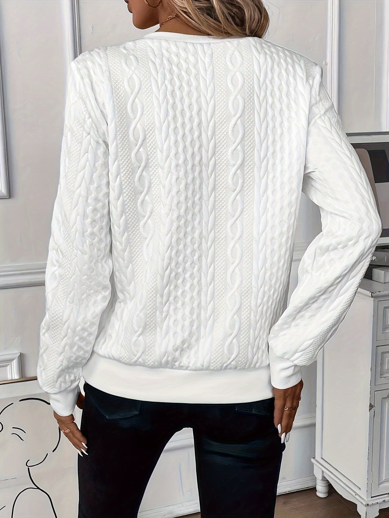 EMMA |  Elegant Quarter-Zip Sweater