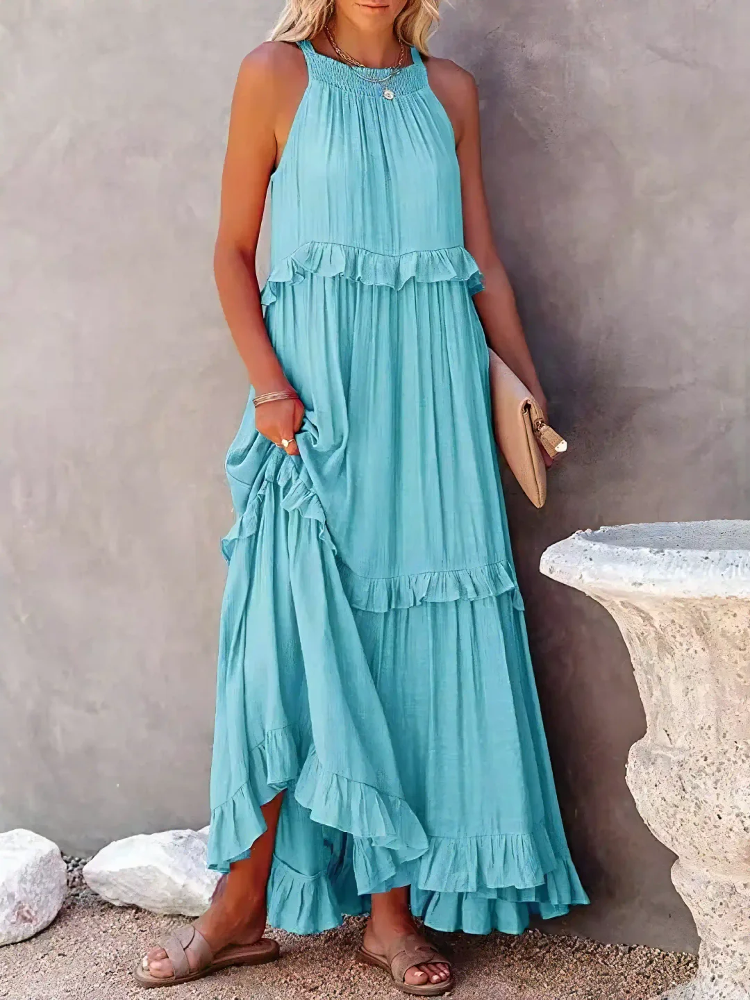 CHERRY - Flow & Flutter Maxi Dress