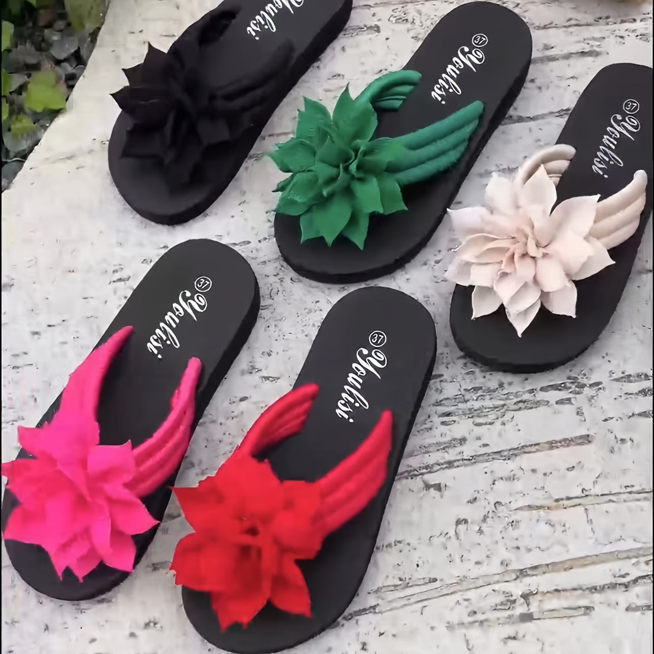 Blossom Petal Flip-Flops