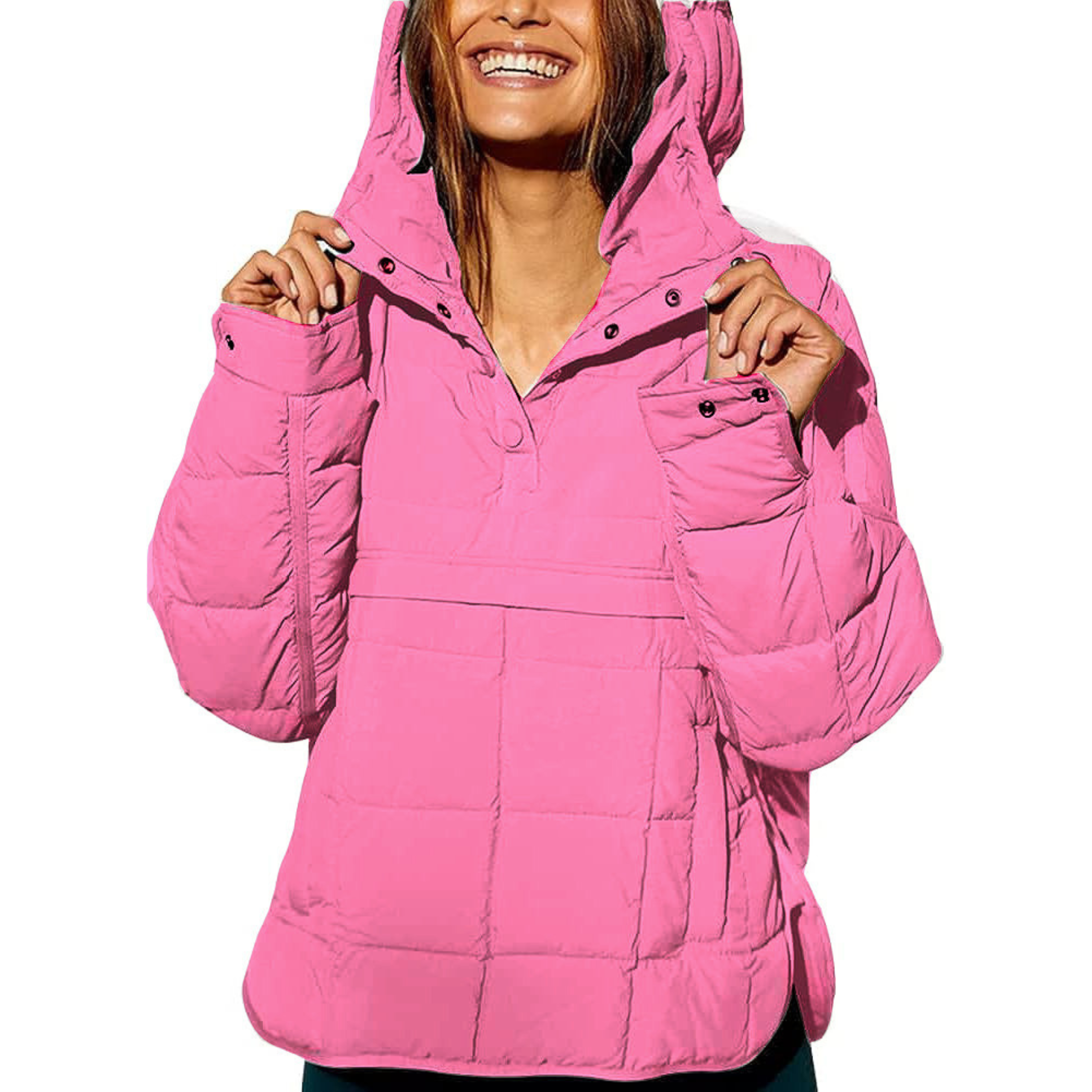 FARRELL – Oversized Hooded Pullover Jacket