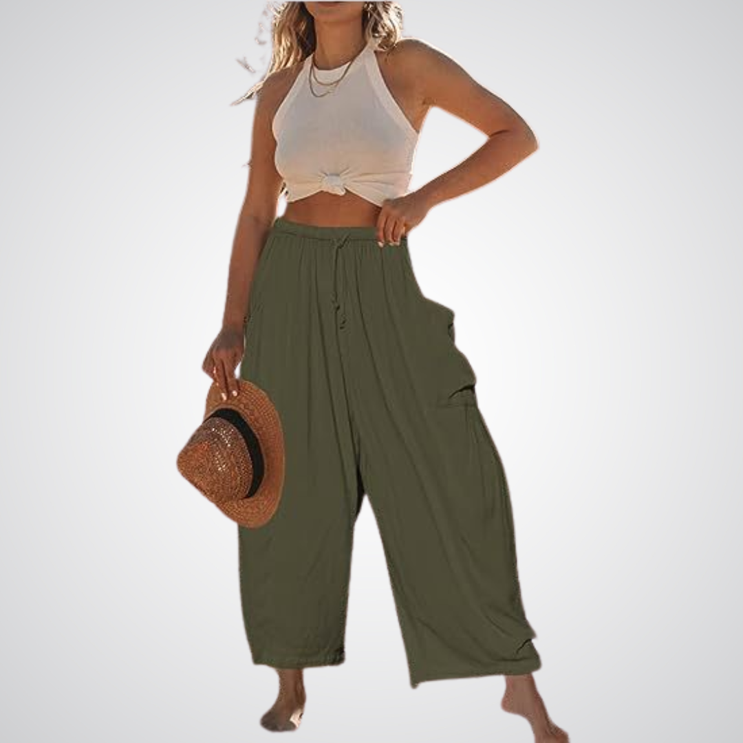 LYNNA – Wide-Leg Comfort Pants