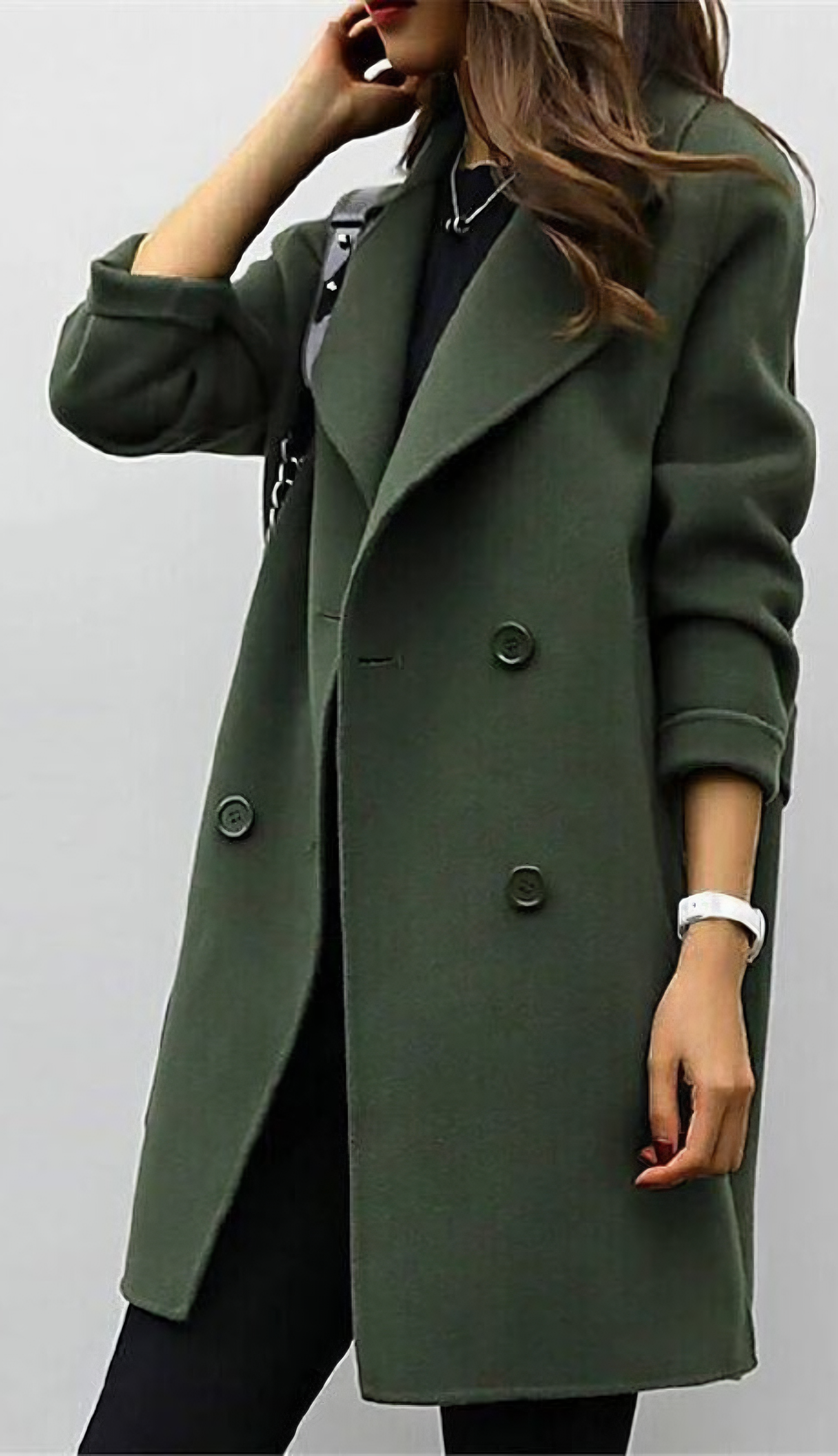 CELINA - Long Trench Coat