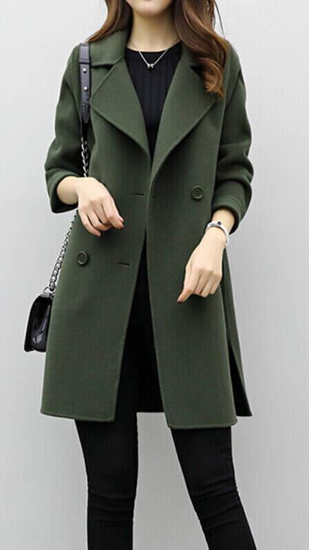 CELINA - Long Trench Coat