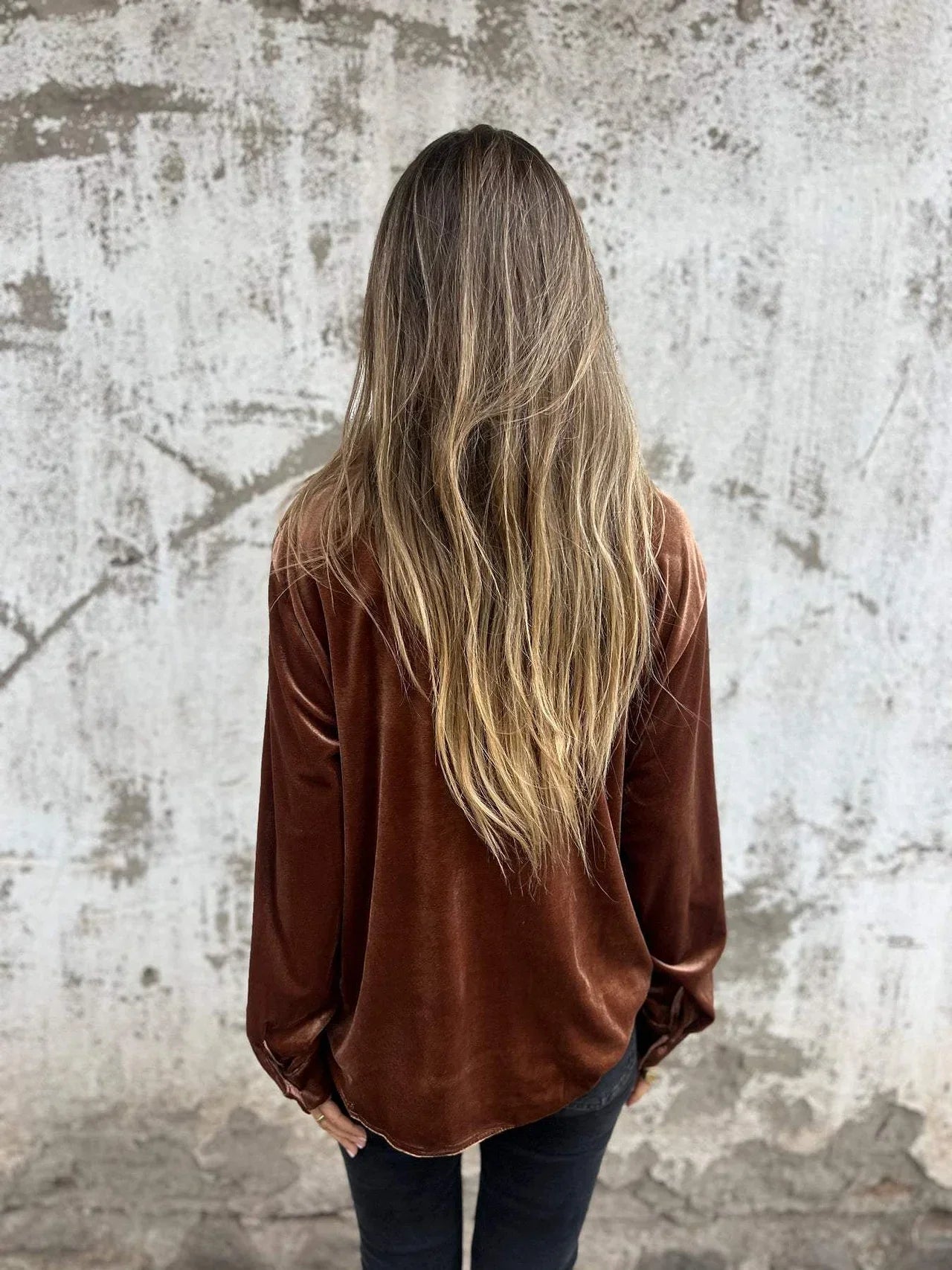 DAHLIA - Soft Velvet Shirt
