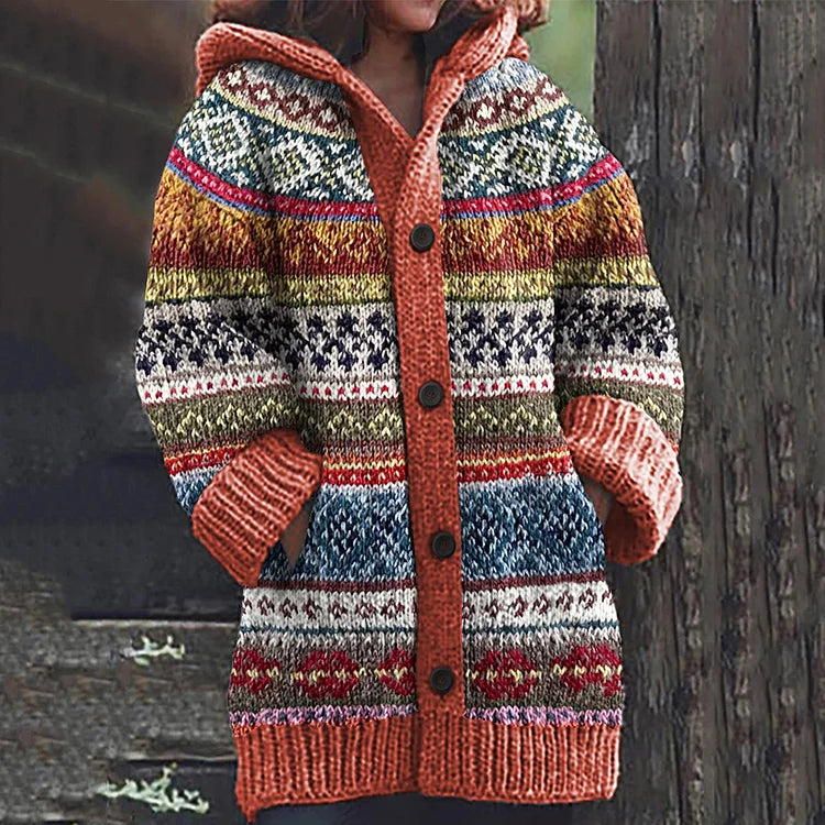 INDIRA | Boho Printed cardigan