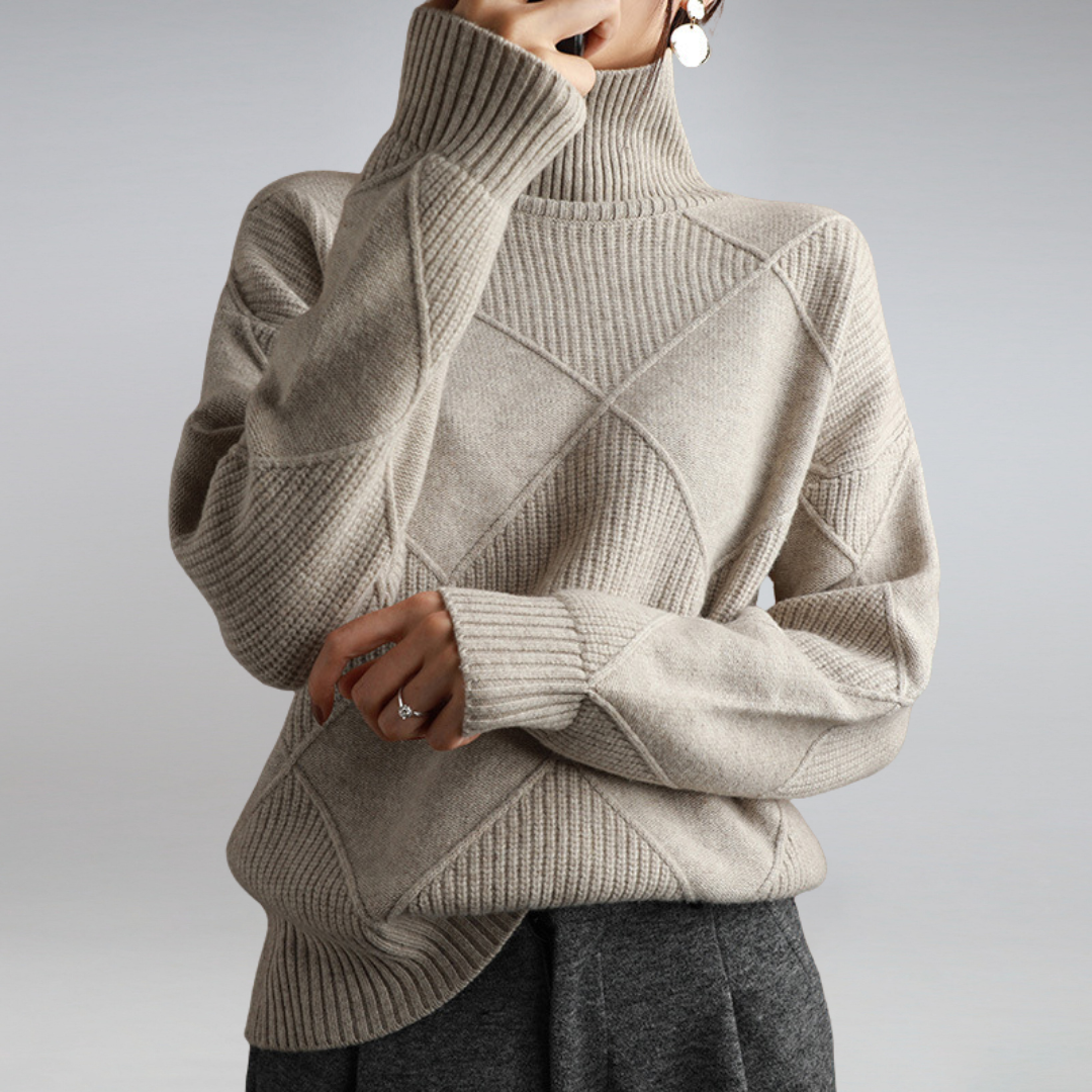 LINLEY | Luxe Ribbed Turtleneck Pullover